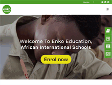 Tablet Screenshot of enkoeducation.com